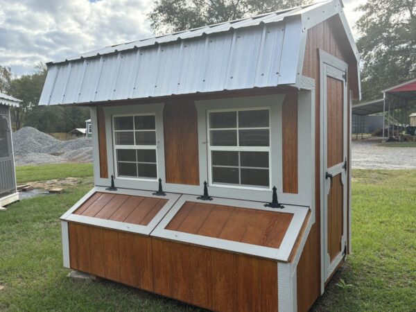 6x8 Chicken Coop Cedar/Gray