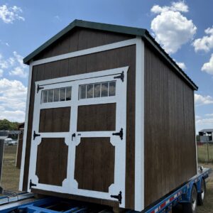 8x12 Utility Chestnut/White/Green